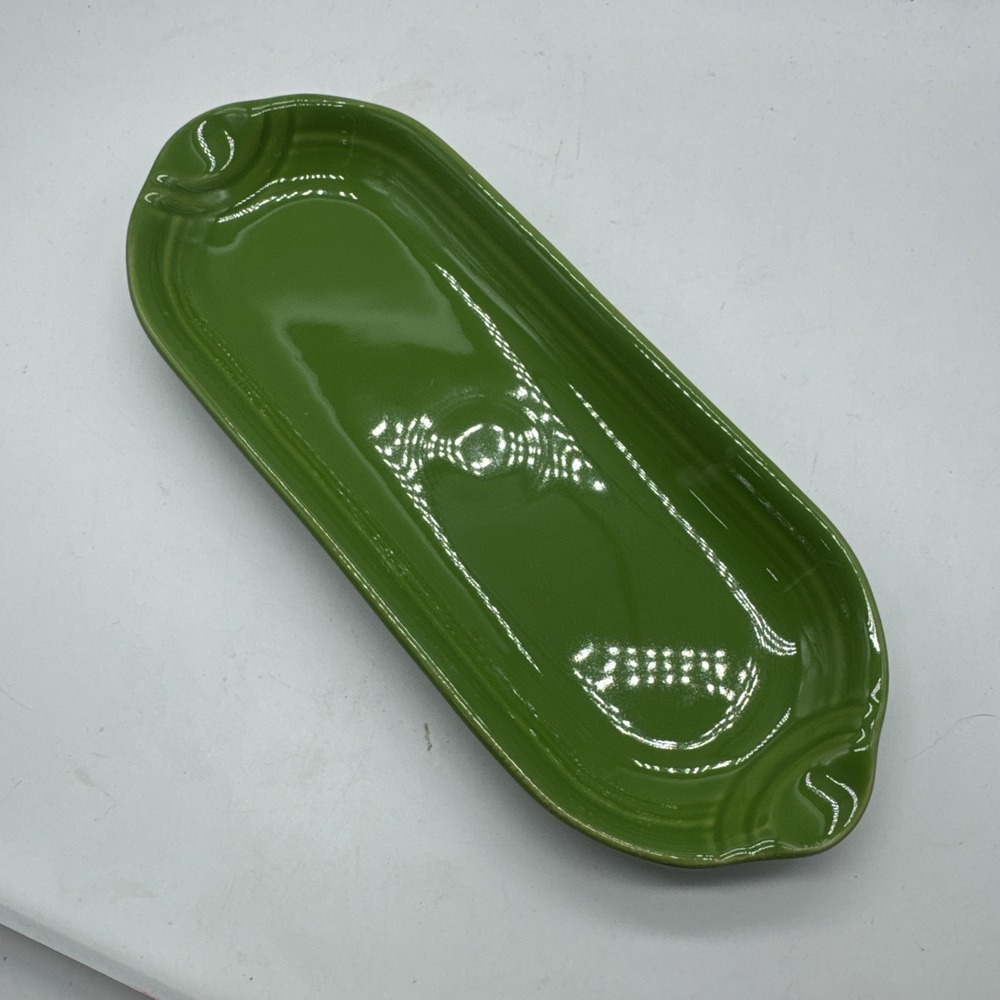 Fiesta Shamrock Green Relish Tray Insert 9.5" HLC Homer Laughlin Retired #4